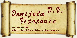 Danijela Vijatović vizit kartica